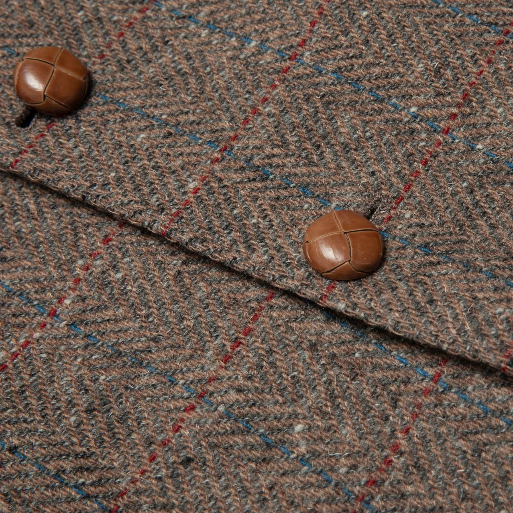 60s Vintage, Herringbone Tweed, Equestrian