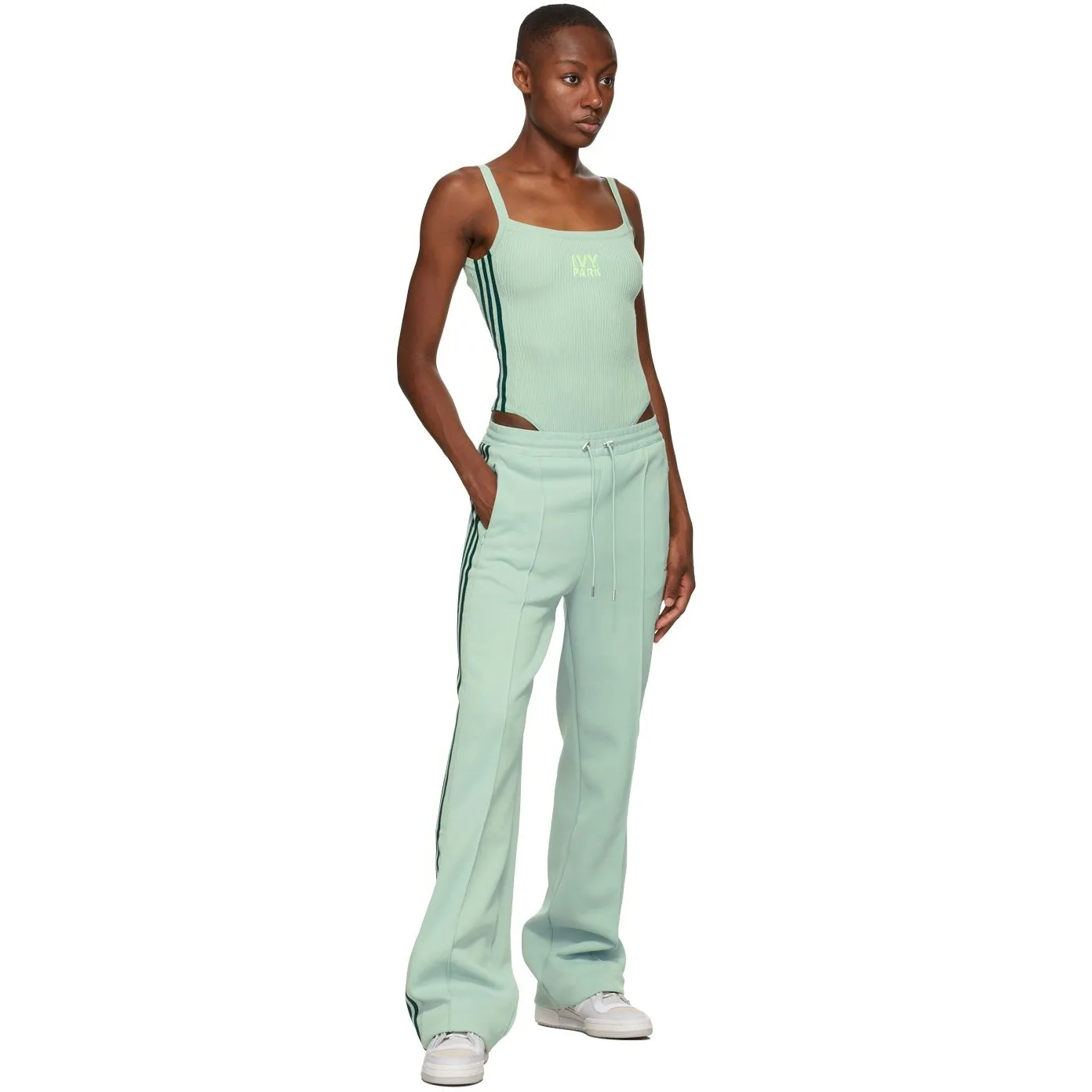 adidas x IVY PARK Green PiquÃ© Lounge Pants