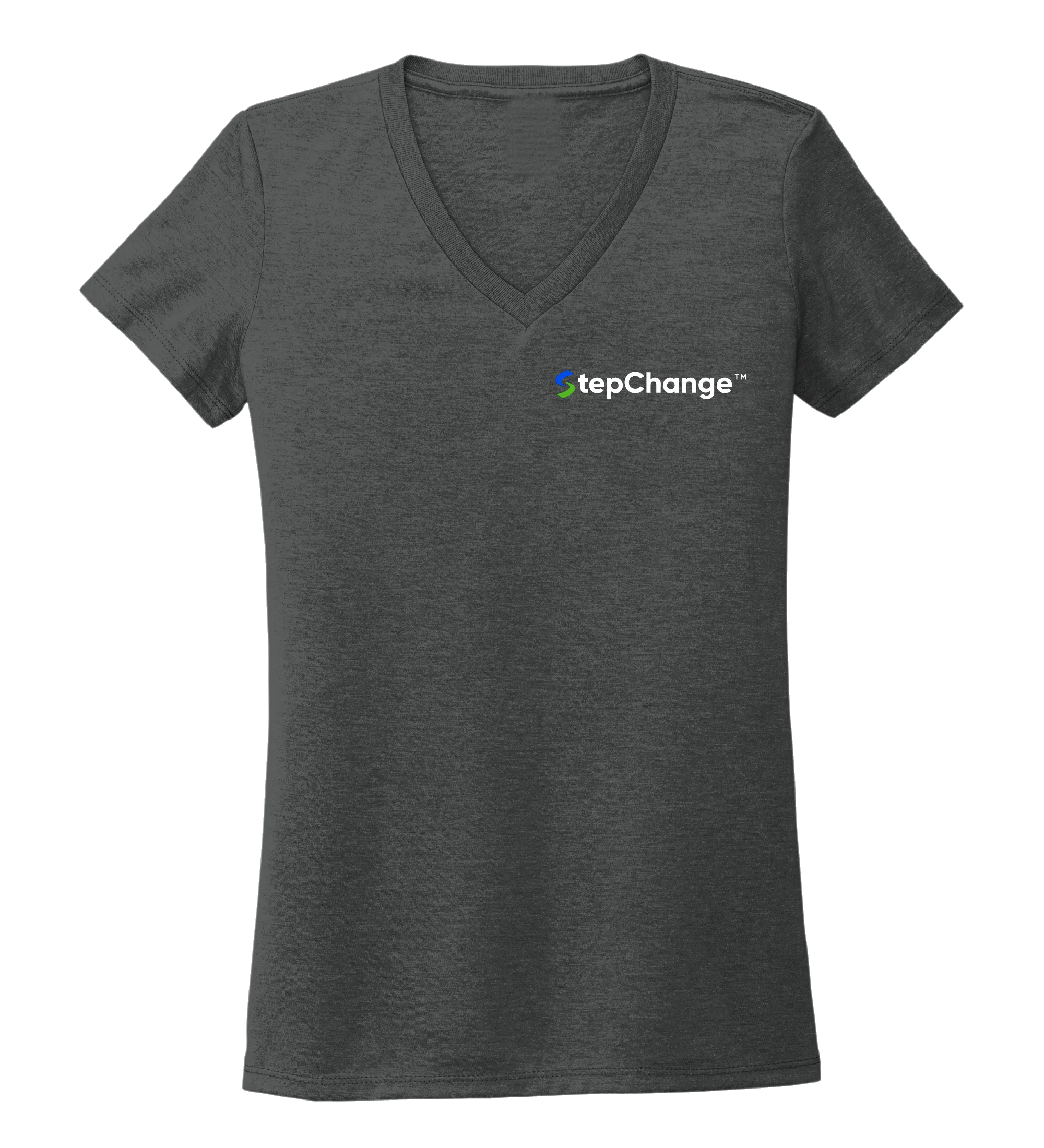 Alexandra Catherine, Blue Crab, Women's V-neck T-shirt in Slate Black
