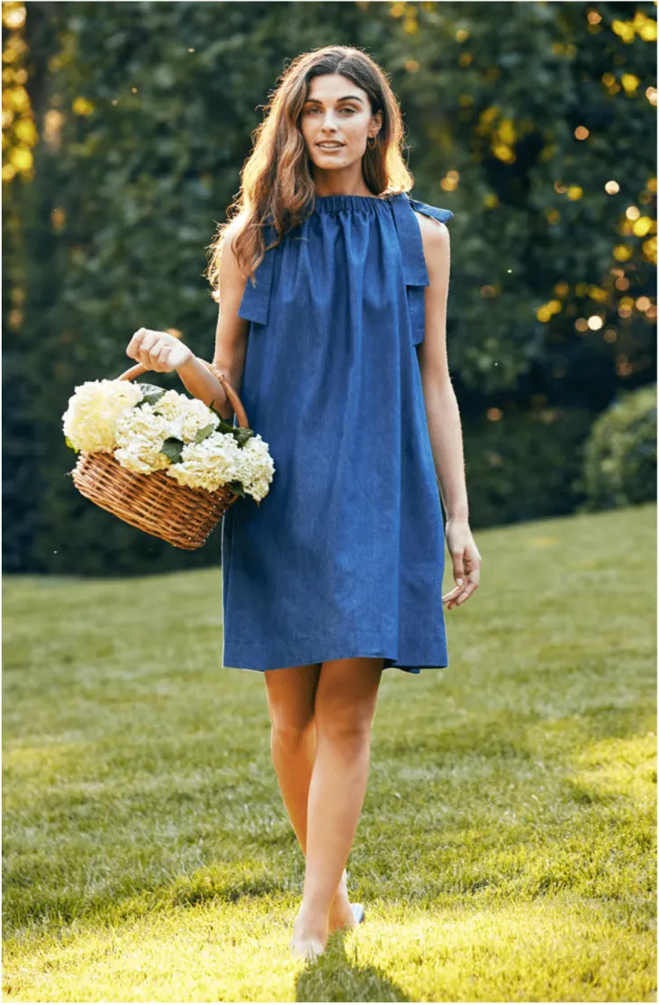 All Tie Sides Denim Shift