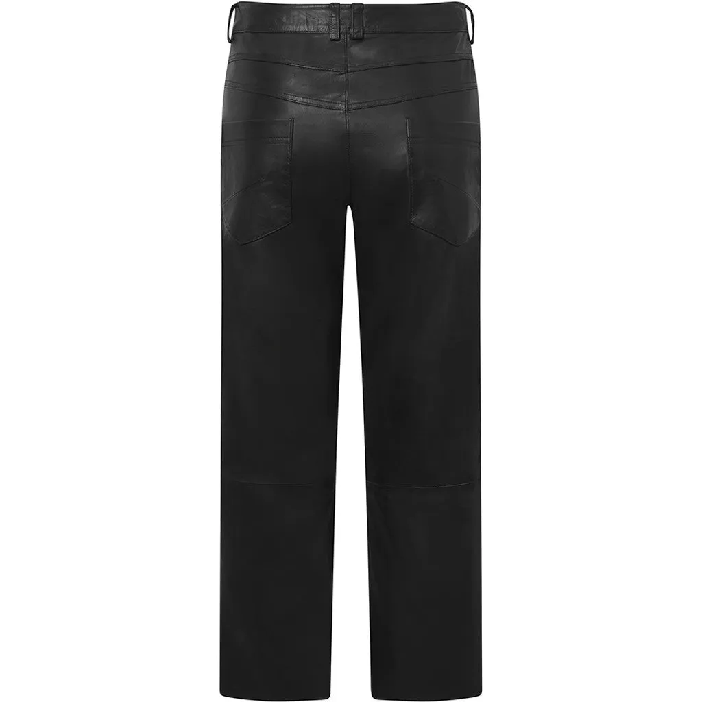 Bindy leather pants (HW) / 51176 - Black (Nero)