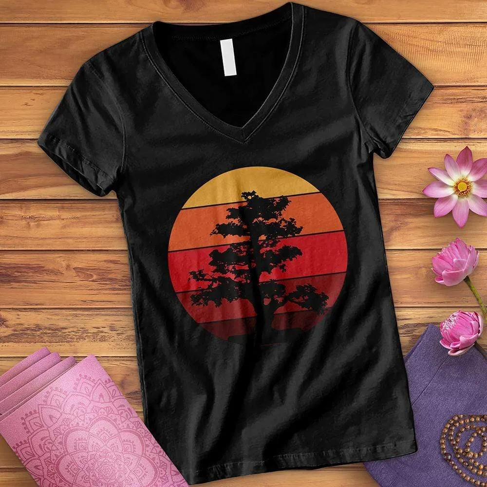 Bonsai Bliss V-Neck