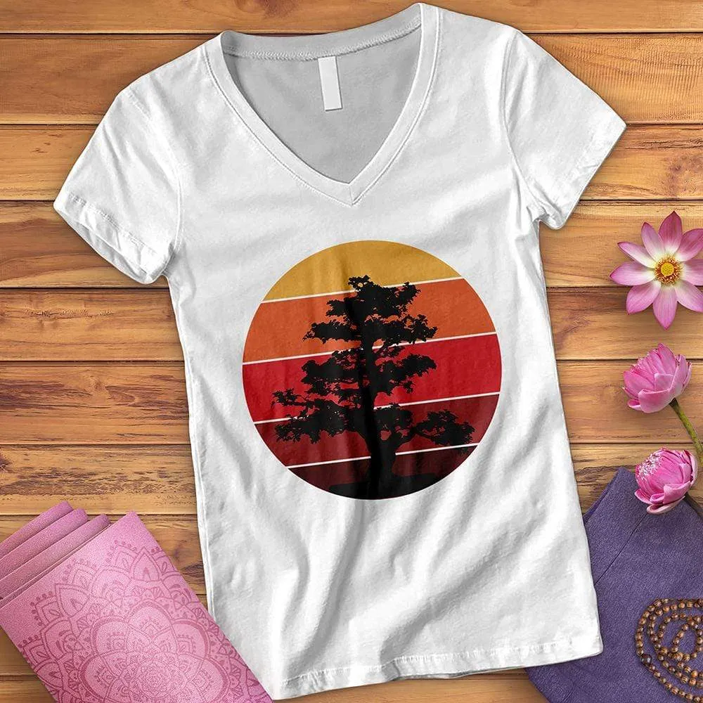 Bonsai Bliss V-Neck