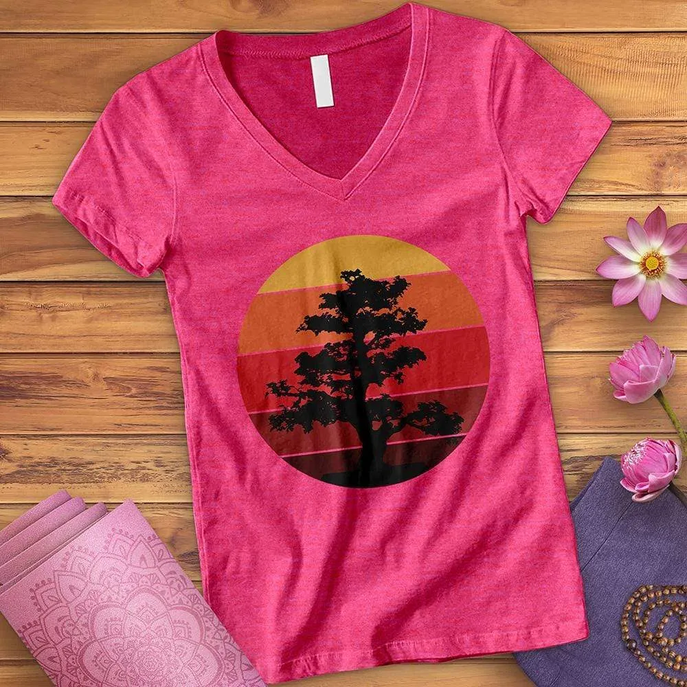 Bonsai Bliss V-Neck