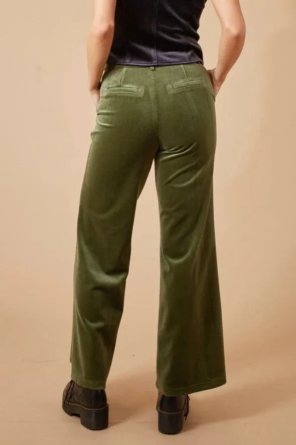 Corrie Bratter Clan Trousers in Green