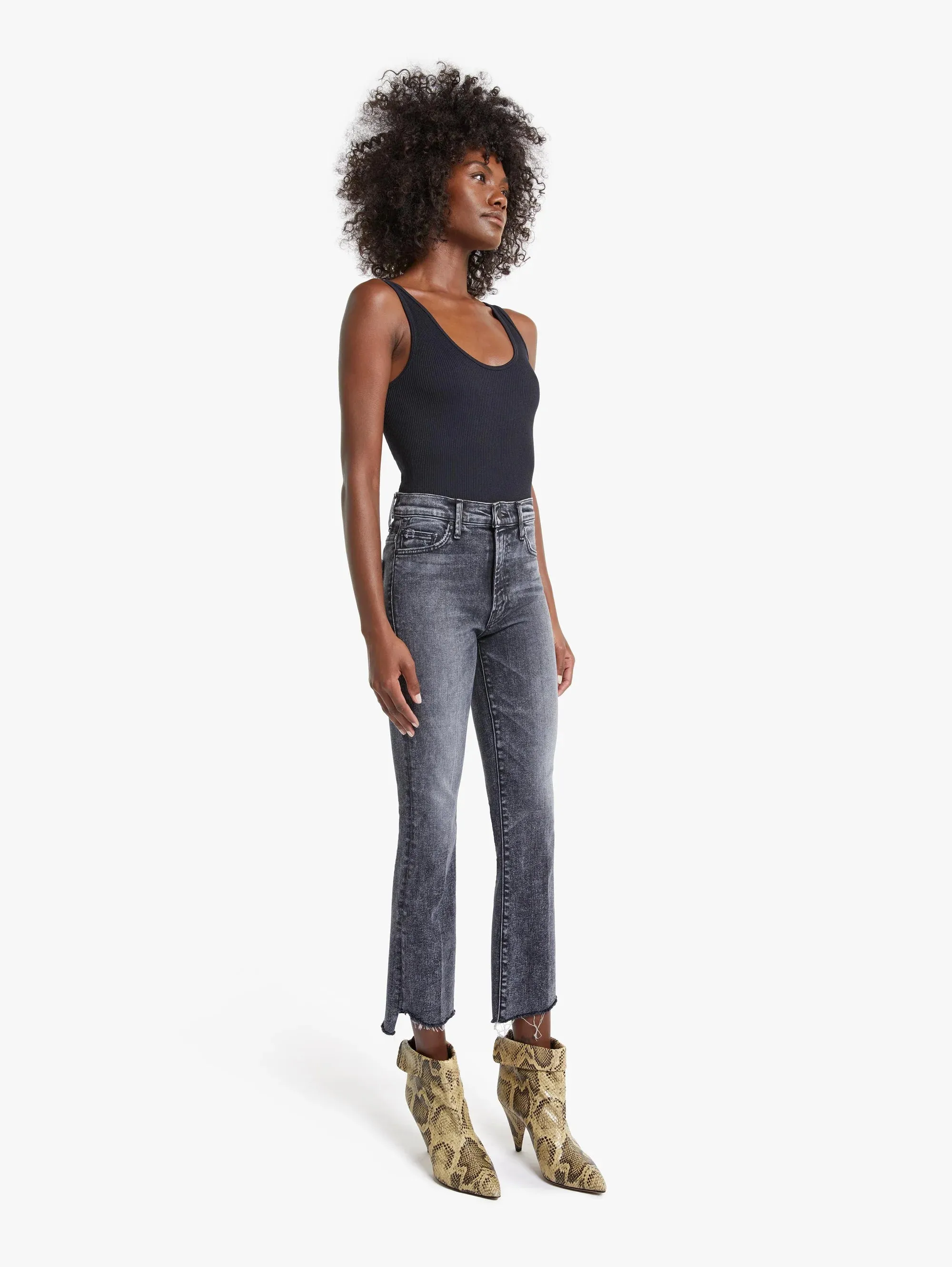 Insider Crop Step Fray Jean - Train Stops