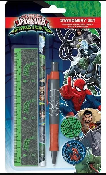 Marvel's Spiderman Sinister Stationary Set