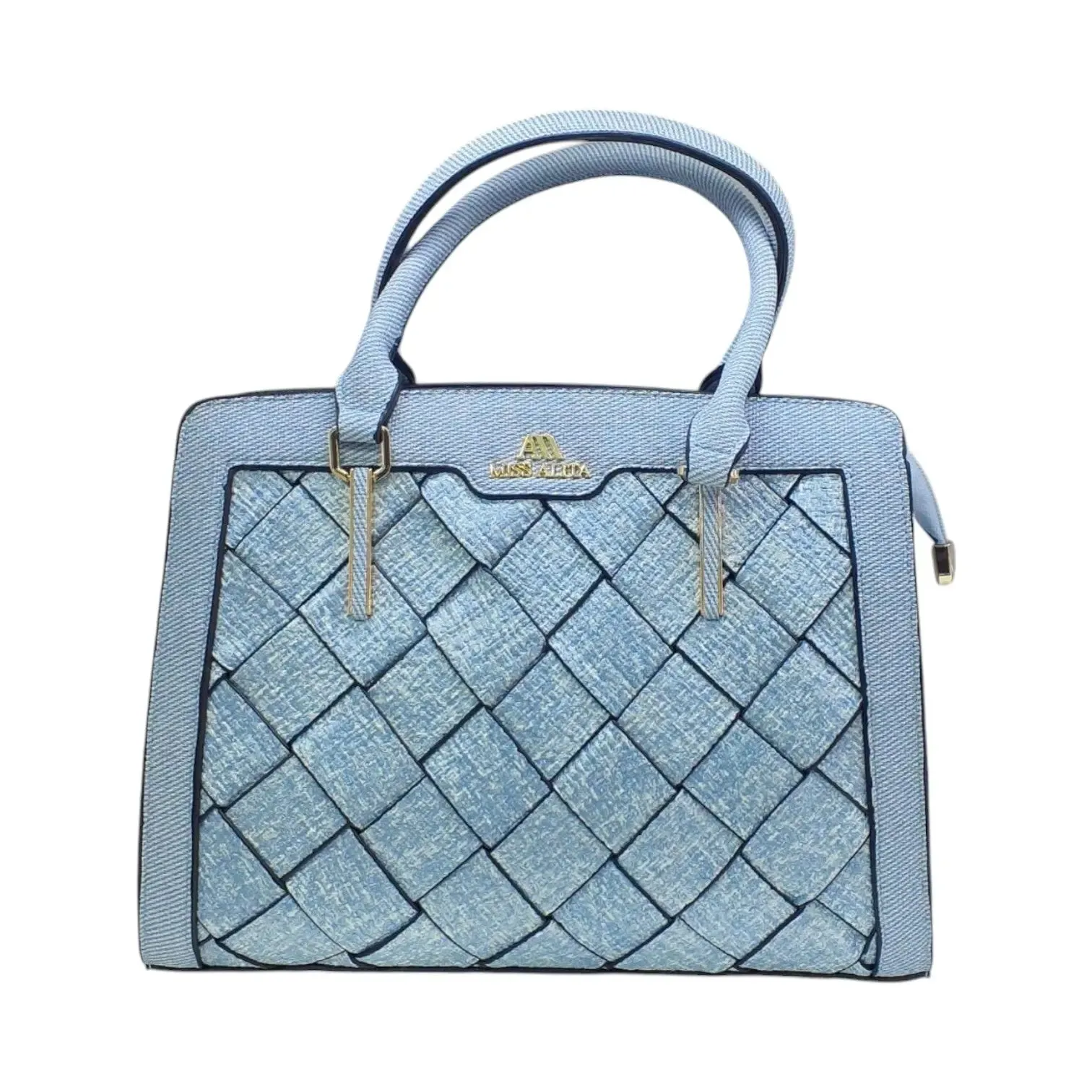 Miss Alita Women's Structured Handbag with Woven Design