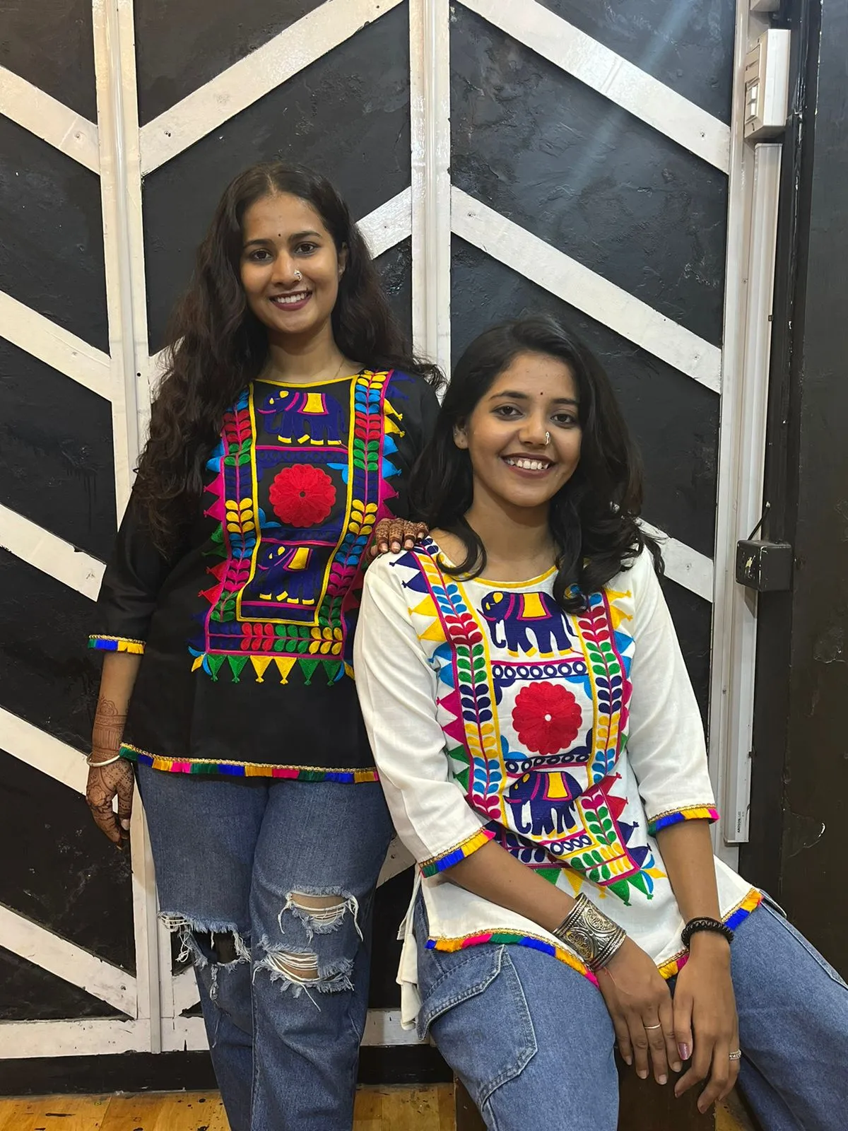 Navratri Garba Special Rayon Cotton Women's Top