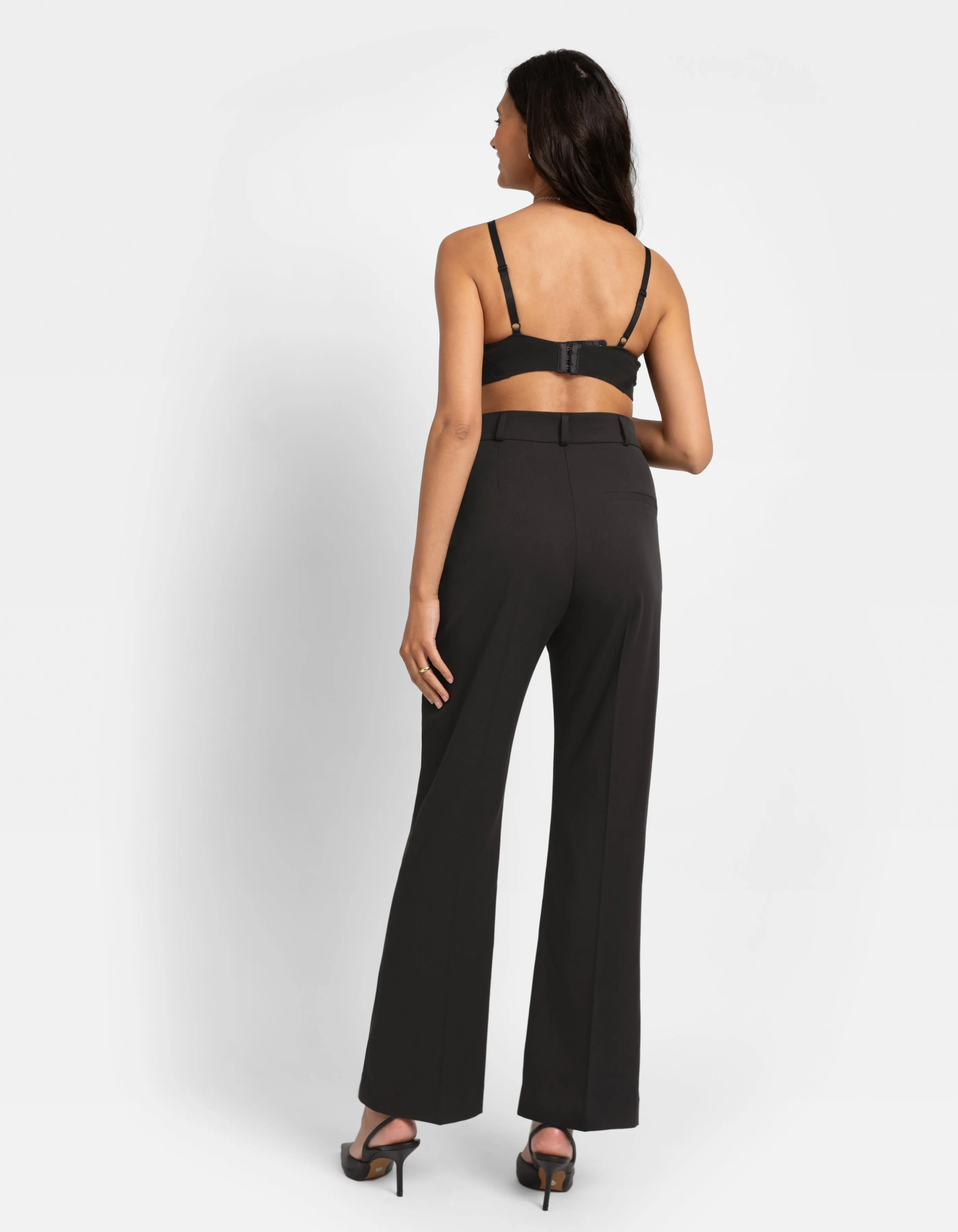 Over Bump Bootcut Maternity Trousers