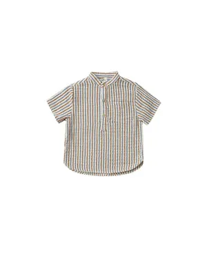 Rylee   Cru Nautical Stripe Short Sleeve Shirt