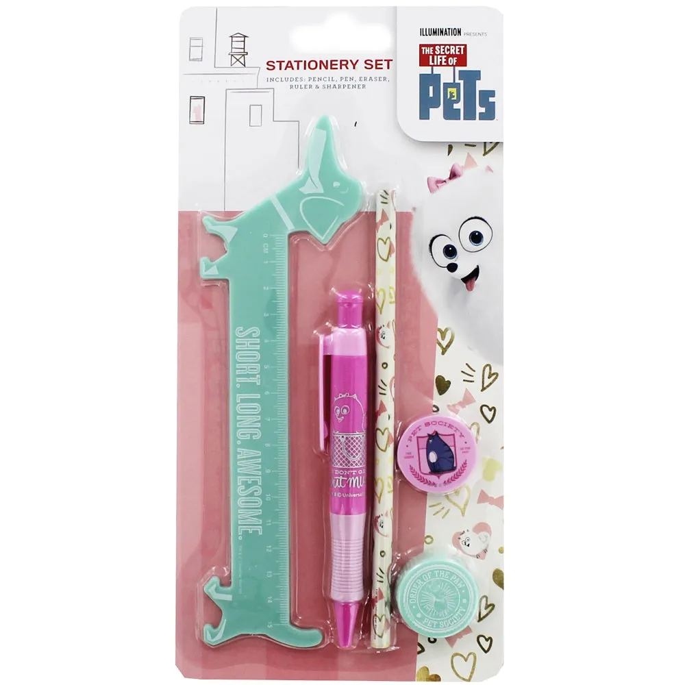 Secret Life Of Pets Stationary Set